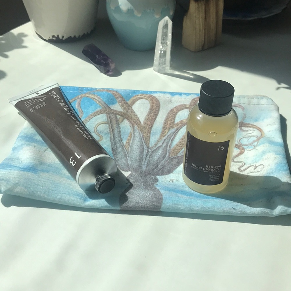 Tokyo Milk. New. Hand cream and bubble bath.